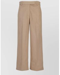 Thom Browne - Cotton Gabardine Chinos Belt Loops Detail - Lyst