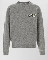 DSquared² - Wool Blend Crew Neck Sweater Long Sleeves - Lyst