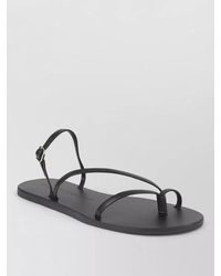 Manebí - Leather Slide Sandals Open Toe Flat - Lyst