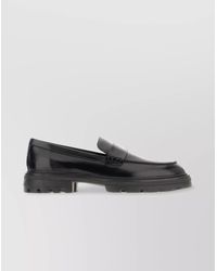 Hogan - Leather Loafers With Chunky Sole And Glossy Finish - Lyst