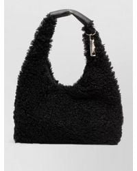 La Milanesa - Faux Shearling Hobo Bag - Lyst
