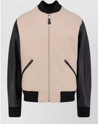 Givenchy - Cotton Paneled Bomber Jacket - Lyst