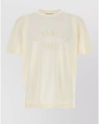 Givenchy - Cotton Crew Neck T Shirt Short Sleeves - Lyst