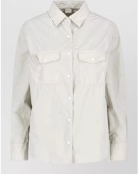 Aspesi - Jacket Collared Neck Front Pockets Long Sleeves - Lyst