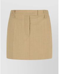 Sportmax - 'Fify' Virgin Wool Miniskirt - Lyst