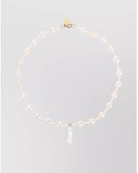 Simone Rocha - Pendant Necklace Pearl Beads - Lyst