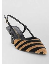 Stuart Weitzman - Leather Slingback Mules - Lyst