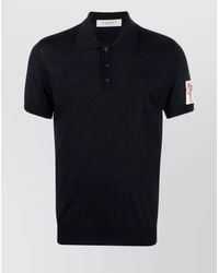 Golden Goose - Merino Wool Short-Sleeve Polo Shirt - Lyst