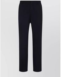 Paul Smith - Elastic Waist Texturized Wool Pants - Lyst