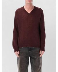 Our Legacy - Rue V Neck Linen Blend Sweater - Lyst
