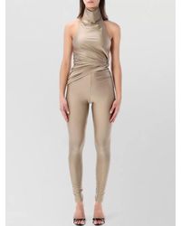 ANDAMANE - Halterneck Jumpsuit Open Back Knot Detail - Lyst