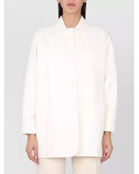 Max Mara - Cotton Fitted Jacket - Lyst
