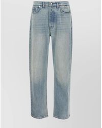 Rhude - '90S High-Waisted Faded Wash Denim Trousers - Lyst