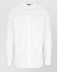 Finamore 1925 - Casual Shirt Button Down Collar Long Sleeves - Lyst