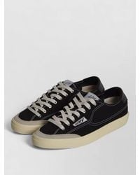Autry - Windscape Low Top Leather Canvas Sneakers - Lyst