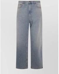 Valentino - Denim Straight-Leg Jeans - Lyst
