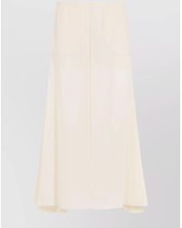 Chloé - Silk High-Rise Wide-Leg Cropped Trousers - Lyst
