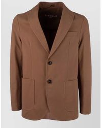 Circolo 1901 - Jacket And Waistcoat Button Front Pockets Lapel - Lyst