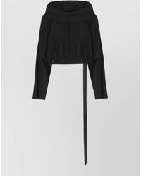 Rick Owens - Cotton Oversized Hooded Sweatshirt - Lyst