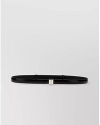 TOTEME - Adjustable Patent Belt With Metal Buckle - Lyst