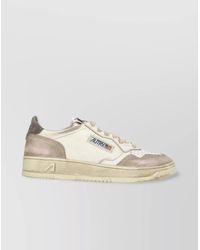 Autry - Round Toe Low Top Sneakers - Lyst