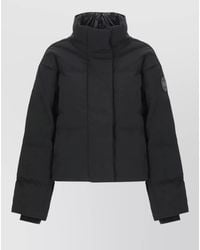 Canada Goose - Short Padded Coat High Neck Cropped - Lyst