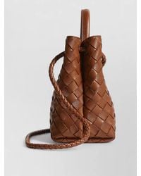 Bottega Veneta - Andiamo Small Leather Shoulder Bag - Lyst