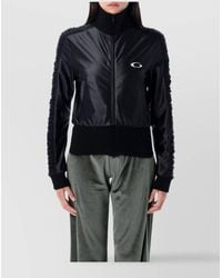 Balenciaga - High Neck Zip-Up Bomber Jacket - Lyst