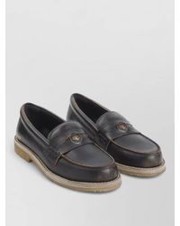 Golden Goose - Jerry Loafer Contrast Sole Round Toe - Lyst