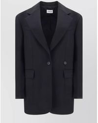 P.A.R.O.S.H. - Wool Single-Breasted Blazer Jacket - Lyst
