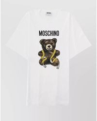 Moschino - Graphic Crew Neck Short Sleeve Top - Lyst