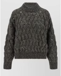 Brunello Cucinelli - Wool Cardigan - Lyst