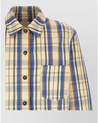 A.P.C. - Checked Cotton Overshirt - Lyst