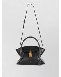 Balmain - Pulse Small Leather Shoulder Bag - Lyst