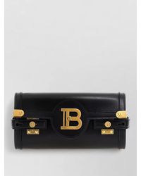 Balmain - B-Buzz Leather Clutch Bag - Lyst