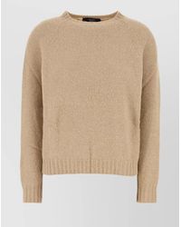 Weekend by Maxmara - Alpaca Blend Crew Neck Sweater - Lyst