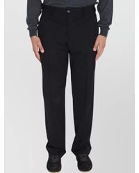 PT Torino - Wool Mid-Rise Straight-Leg Slim-Fit Trousers - Lyst