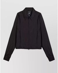 Y-3 - Nylon Jacket Pointed Collar Long Sleeves - Lyst