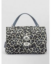 Zanellato - Leopard Print Top Handle Shoulder Bag - Lyst