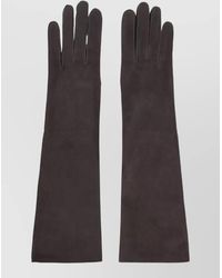 Lanvin - Leather Long Slim Gloves - Lyst