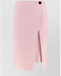 Bottega Veneta - Cotton Wrap Skirt - Lyst