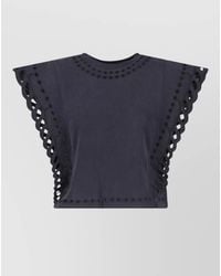 Isabel Marant - Marant Étoile Odyle Cotton T-Shirt - Lyst