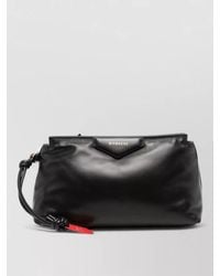 Givenchy - Antigona Bomber Leather Clutch Bag - Lyst