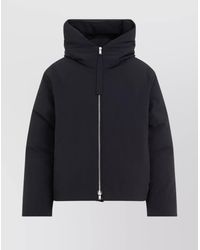 Jil Sander - Boxy Fit Hooded Down Jacket With Drawstring - Lyst