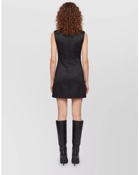 Gucci - Jacquard Sleeveless Mini Dress - Lyst