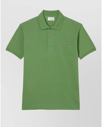 Lacoste - Straight Cut Polo Shirt Short Sleeves Collar - Lyst
