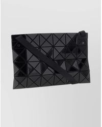 Issey Miyake - Geometric Glossy Crossbody Bag With Adjustable Strap - Lyst
