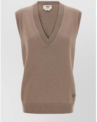 Fendi - Cashmere Vest - Lyst