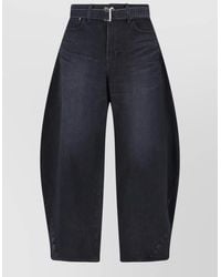 Sacai - Denim Wide-Leg Jeans - Lyst