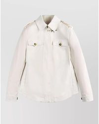 Fay - Cotton Shirt Jacket - Lyst